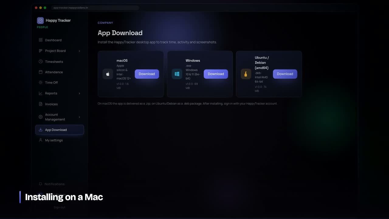 Permissions are explained at the point they are requested.